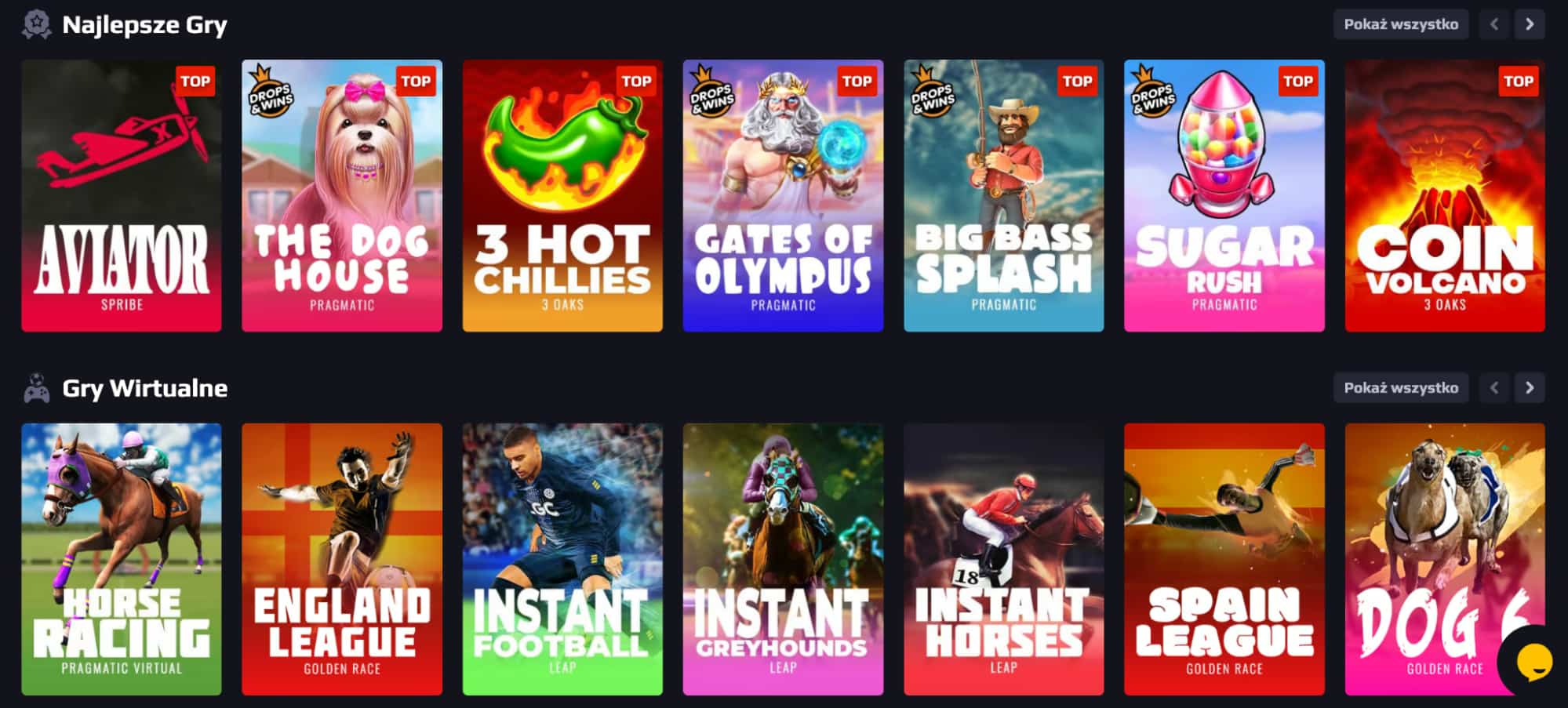 chancer casino games