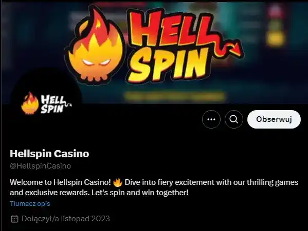 hellspin kazyno strona internetowa