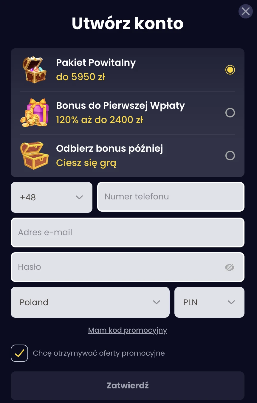 slotsgem utworz konto