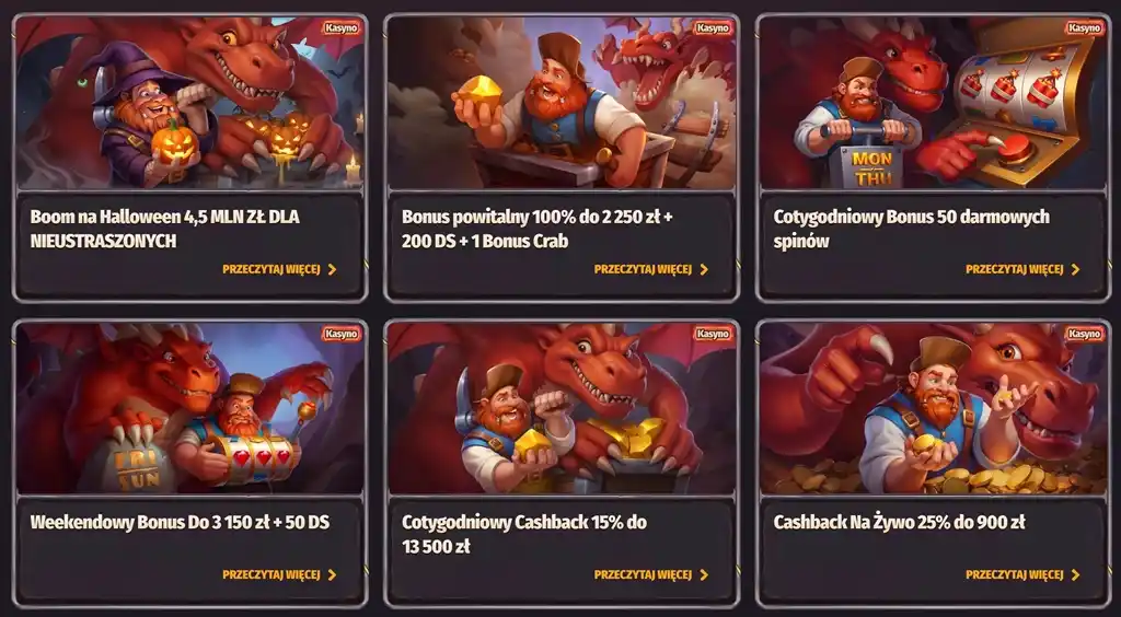 dragonia casino bonusy