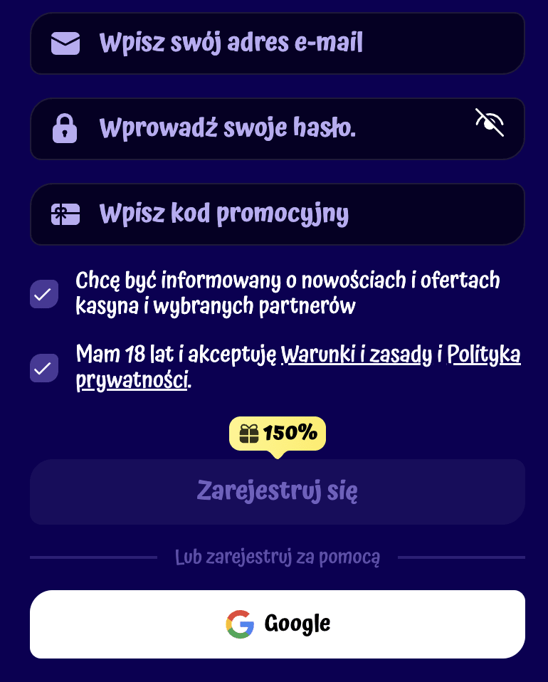 spingranny rejestracja