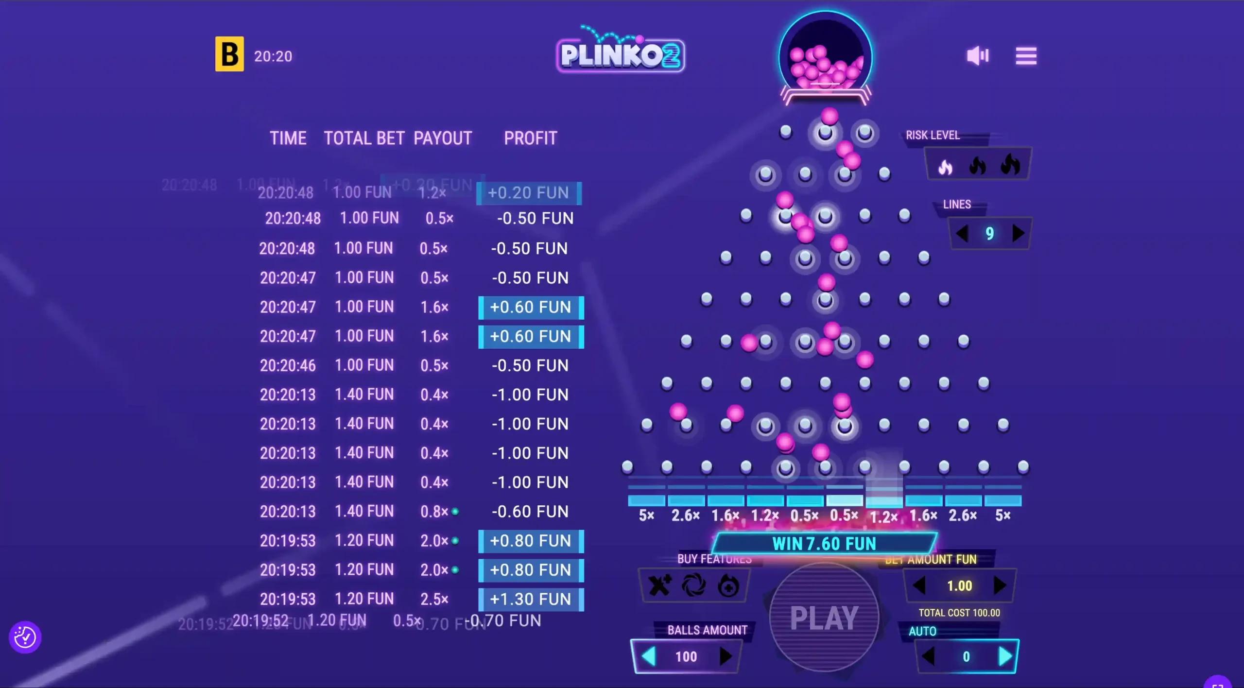 plinko 2 wiele pilek